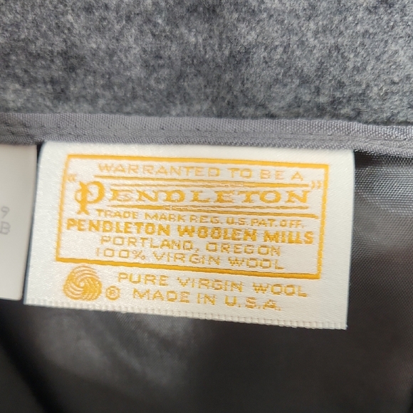 Pendleton Gray Wool Pleated Waistband Pencil Skirt size 8 - Picture 2 of 7